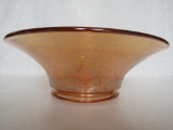 Vintage Carnival Glass Marigold Luster Serving Bowl. 3