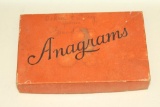 Vintage No.3116 Anagrams Game In Original Box. Made by The Embossing Company. Appears Complete.