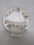 Teacup w/Matching Saucer. Wedgwood. Made In England. Mirabelle R4537.