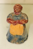 Vintage Black Americana Home Made Pottery Mammy Figure. 7