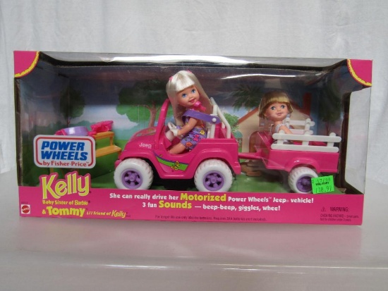 barbie doll power wheel