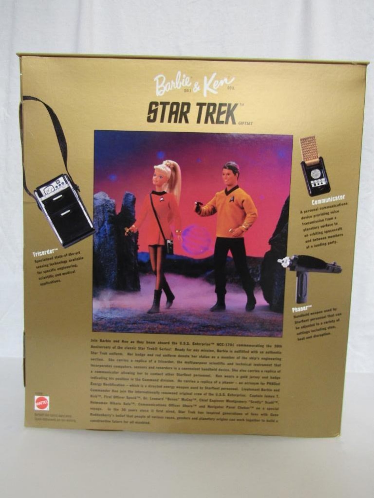30th anniversary collector edition barbie and ken star trek