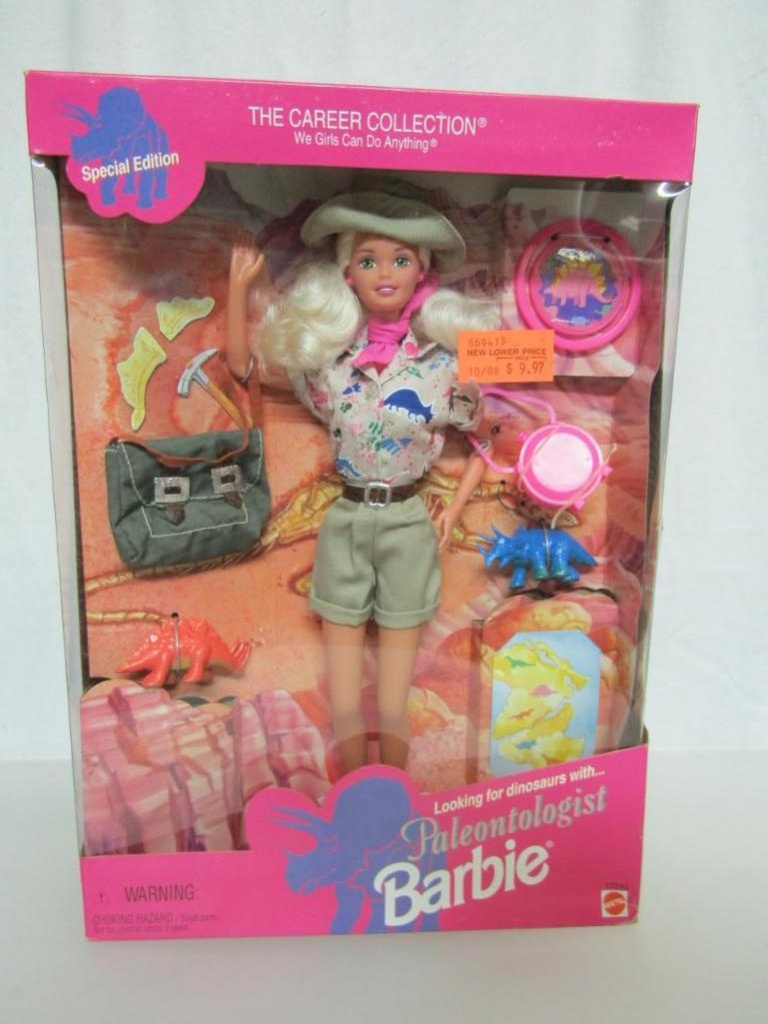 paleontologist barbie 1996