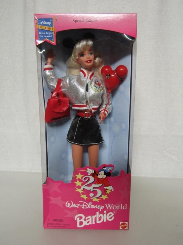 walt disney world 25th anniversary barbie value