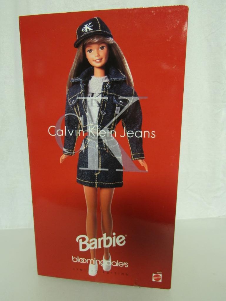 Barbie Doll. 1996 Calvin Klein Jeans Barbie. Bloomingdale's Limited  Edition. New In Box. | Art, Antiques & Collectibles Toys Dolls Barbie Dolls  Contemporary (1973 - Now) | Online Auctions | Proxibid