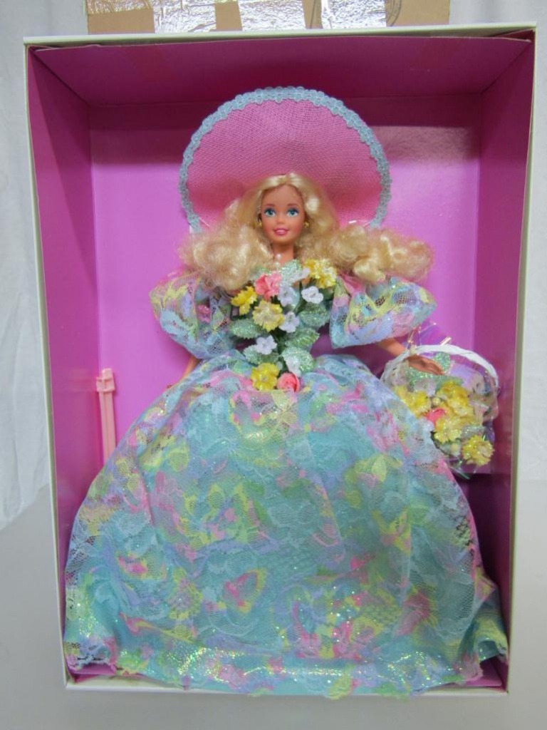 spring bouquet barbie 1994
