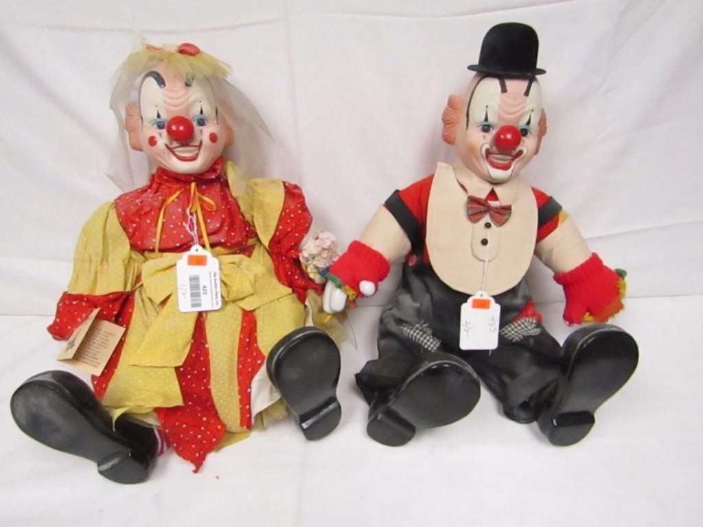 victoria collectibles clown doll
