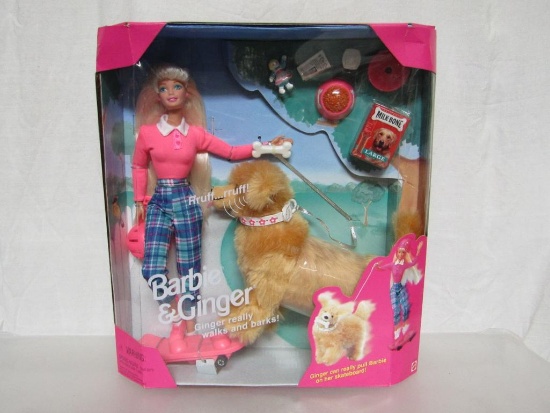 Barbie Doll Gift Set. 1997 Barbie & Ginger. New In Box.