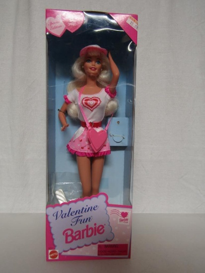 Barbie Doll. 1996 Valentine Fun Barbie. Special Edition. New In Box.