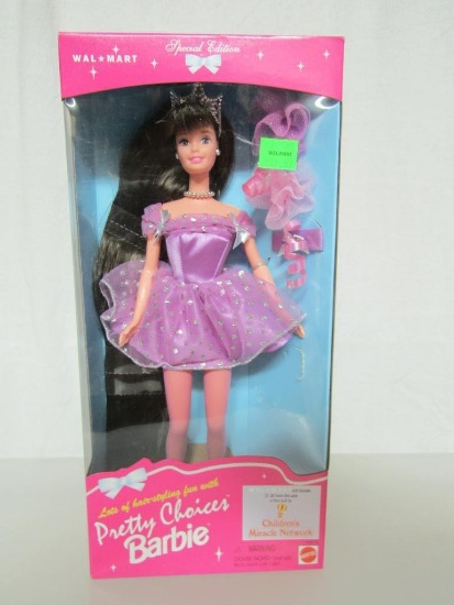 Barbie Doll. 1996 Pretty Choices Barbie. Wal Mart Special Edition. New In Box.