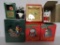 Vintage Christmas Holiday Ornaments. 7 Pc Lot. Like New. All But 1 In Original Boxes.