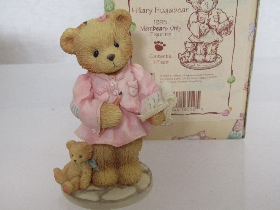 Cherished Teddies Enesco 1995 Membears Only Figurine CT952. Hilary Hugabear. New In Box.