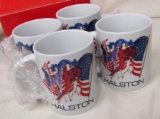 Halston American Classic Mug Collection. Set of 4. New In Box.