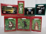 Hallmark Ornaments. New In Boxes. 6 Pc Lot. Star Wars.