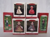 Hallmark Ornaments. New In Boxes. 6 Pc Lot. Barbie Dolls.