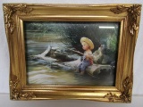 Donald Zolan Miniature Lithograph In Frame 9