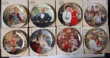 Annie Collector Plates. Set of 8. Artist William Chambers Signed Plates 1,2,3,4. Knowles 1982-1986.
