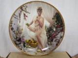 Aglaia Goddess of Brilliance Daughter of Zeus Art Plate. 1986 Armstrong Limited Edition.