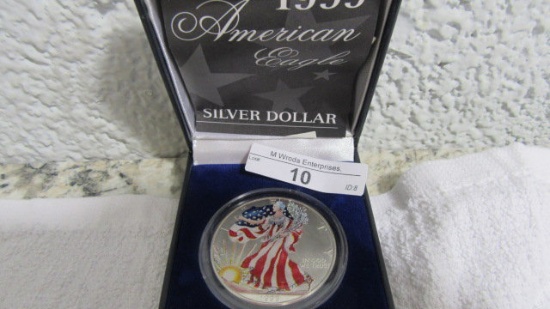 1999 Painted American Eagle in presentation case