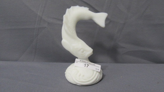 Fenton Satin White Fish