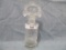 Czech Hoffman frosted crystal perfume bottle