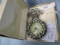 Ingraham brooch watch- working condition Nice jeweled frame