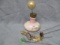 Wavecrest decorated hatpin holder and hatpins as shown