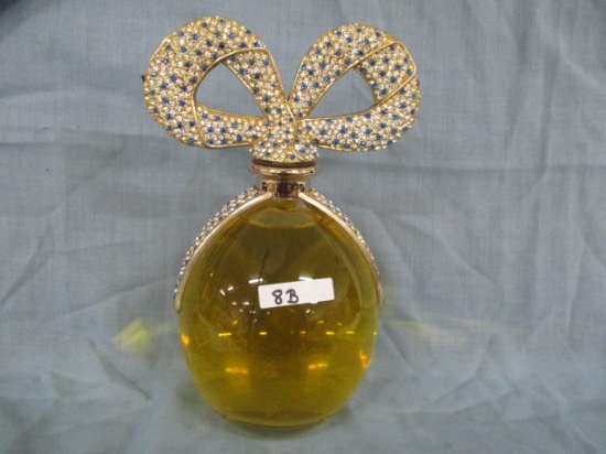 Store display factice bottle- 10.5" Elizabeth Taylor Sapphire & White Diamo