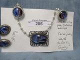 Sterling Florida jewelry set as shown