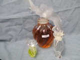 Store display Factice bottle-Lalique Glass (bottle is full perfume)