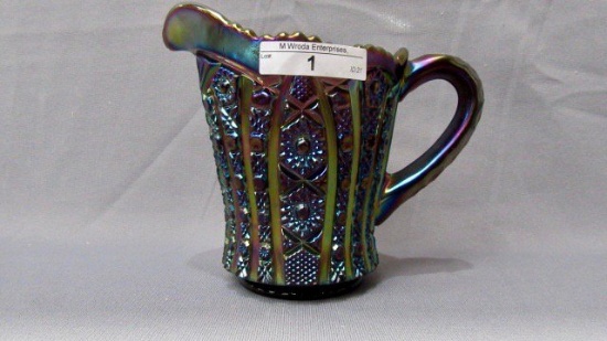 Imperial elec purple Octagon creamer. WOW!