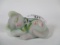 Fenton hand painted-sleeping cat