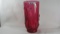 Fenton cranberry Mandarin Emperor vase