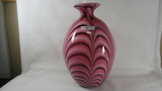 Fenton 13" Hyacinth vase-Barber