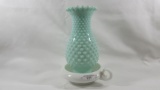 Fenton Turquoise Milk Glas Hobnail 8