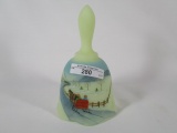 Fenton hand painted bell as shown by Frederick