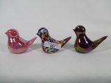3 Gibson bird figurines