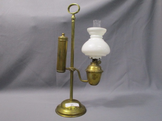 1 Miniature Brass Student Lamp