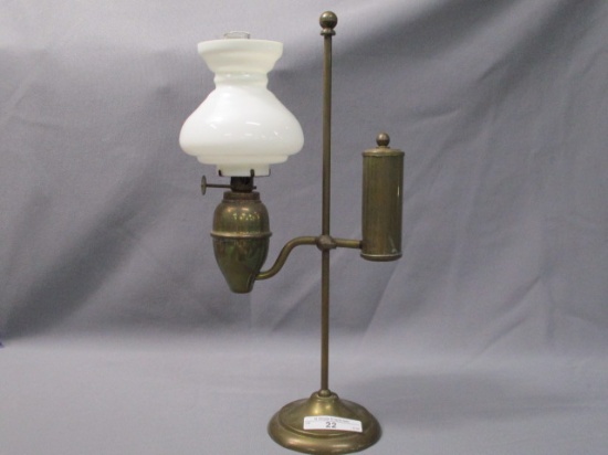 1 Miniature Brass Student Lamp