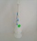 Fenton white Hobnail Blue Bell Bud Vase