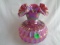 Fenton Plum Iri Honeycomb  7 1/2