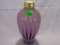 Fenton Purple Opal Rib Optic Perfume Bottle