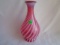 Fenton Cranberry Opal Swirl Optic 10