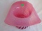 Fenton Cranberry Opal Swirl Optic 9
