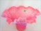 Fenton Cranberry Opal Hobnail Flared 8 