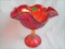 Fenton Red Carnival  Captive Rose 6