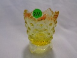 Fenton Amber Hobnail Toothpick