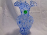 Fenton Vasa Murhinna Blue Mist 7 1/2