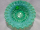 Fenton Emerald Green Opal 6 1/2