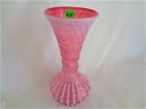 Fenton Cranberry Opal Rib Opti 8